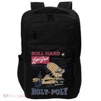 Roly Poly Western Rodeo Cowboy Dung Beetle Retro Impact Tech Backpack thumb 0