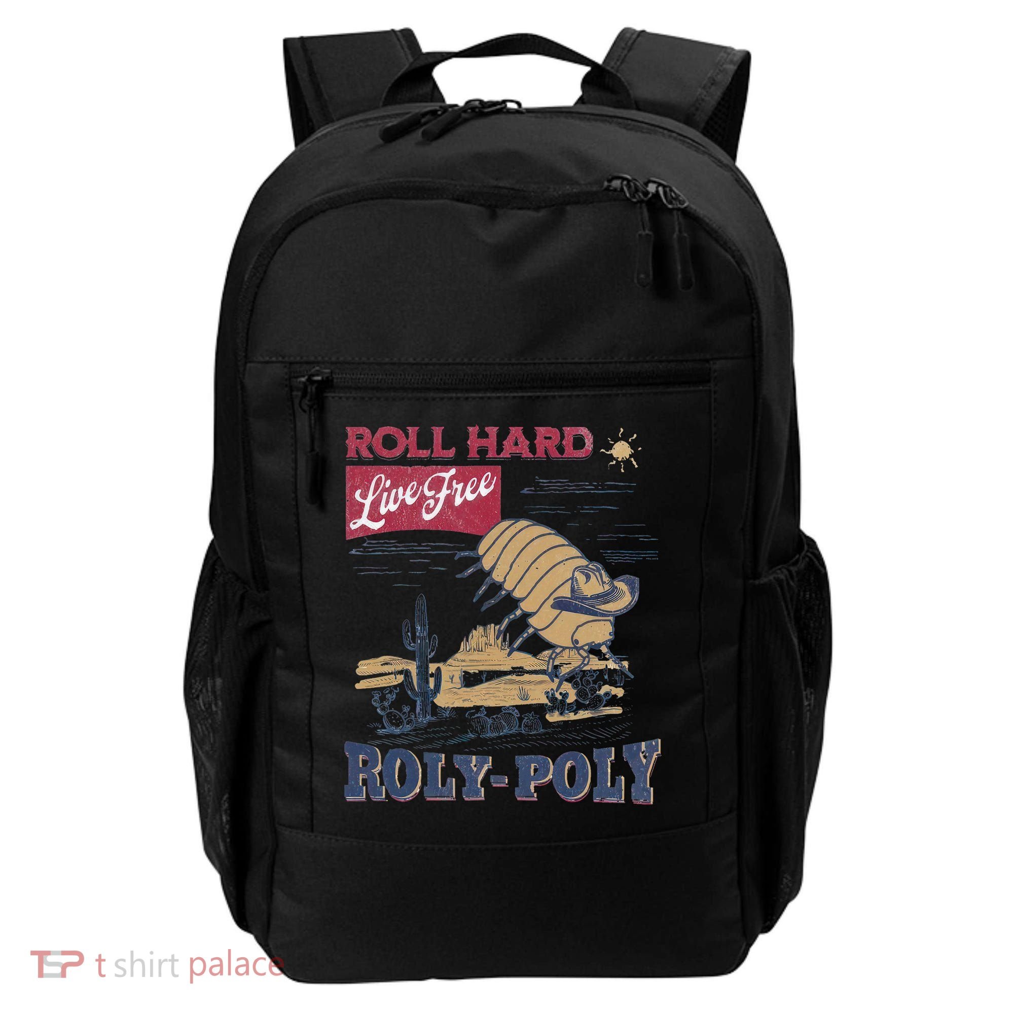 Roly Poly Western Rodeo Cowboy Dung Beetle Retro Backpack