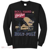 Roly Poly Western Rodeo Cowboy Dung Beetle Retro Tall Sweatshirt thumb 0