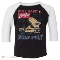 Roly Poly Western Rodeo Cowboy Dung Beetle Retro Toddler Fine Jersey T-Shirt thumb 0