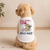 Roly Poly Western Rodeo Cowboy Dung Beetle Retro Doggie Tank thumb 2