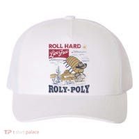 Roly Poly Western Rodeo Cowboy Dung Beetle Retro Yupoong Adult 5-Panel Trucker Hat thumb 0