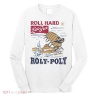 Roly Poly Western Rodeo Cowboy Dung Beetle Retro Long Sleeve Shirt thumb 0