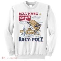 Roly Poly Western Rodeo Cowboy Dung Beetle Retro Sweatshirt thumb 0
