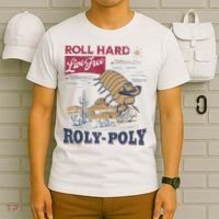 Roly Poly Western Rodeo Cowboy Dung Beetle Retro T-Shirt thumb 6