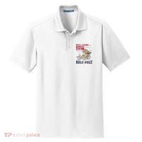 Roly Poly Western Rodeo Cowboy Dung Beetle Retro Dry Zone Grid Polo thumb 0