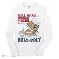 Roly Poly Western Rodeo Cowboy Dung Beetle Retro Tall Long Sleeve Shirt thumb 0