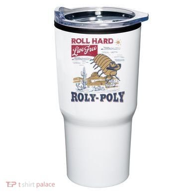Roly Poly Western Rodeo Cowboy Dung Beetle Retro Tumbler