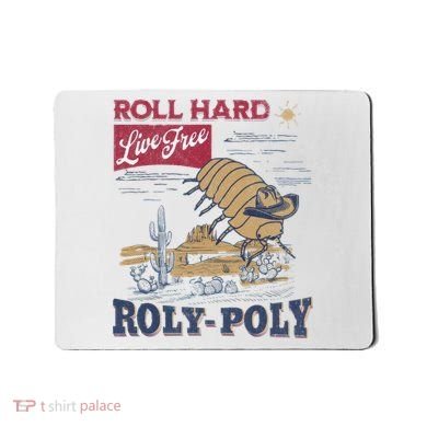 Roly Poly Western Rodeo Cowboy Dung Beetle Retro Mousepad