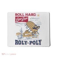 Roly Poly Western Rodeo Cowboy Dung Beetle Retro Mousepad thumb 0