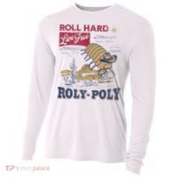 Roly Poly Western Rodeo Cowboy Dung Beetle Retro Cooling Performance Long Sleeve Crew thumb 0
