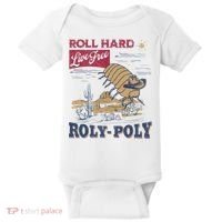 Roly Poly Western Rodeo Cowboy Dung Beetle Retro Baby Bodysuit thumb 0