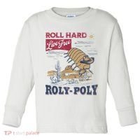 Roly Poly Western Rodeo Cowboy Dung Beetle Retro Toddler Long Sleeve Shirt thumb 0