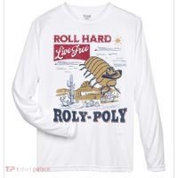 Roly Poly Western Rodeo Cowboy Dung Beetle Retro Zone Performance Long-Sleeve T-Shirt thumb 0