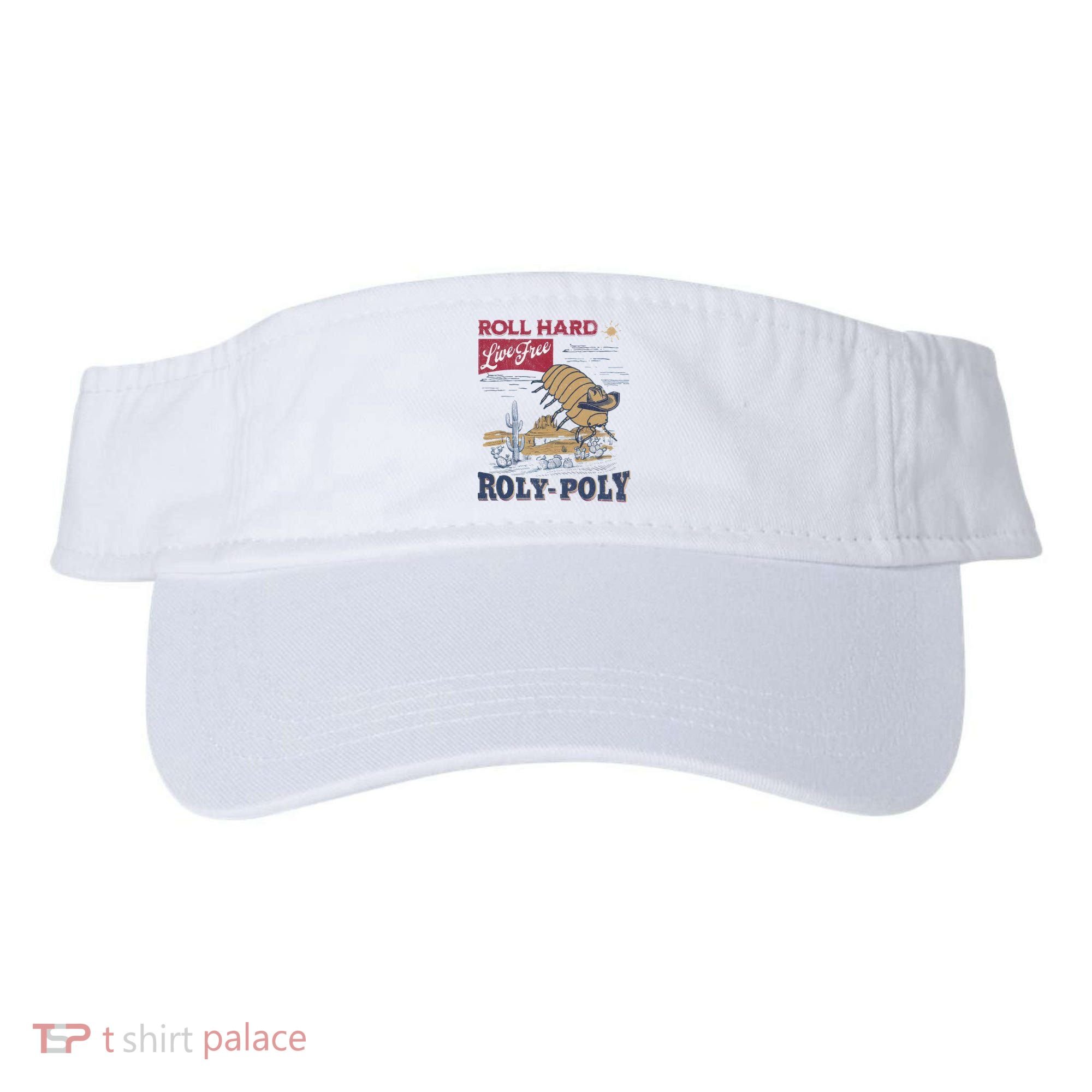 Roly Poly Western Rodeo Cowboy Dung Beetle Retro Visor