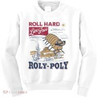 Roly Poly Western Rodeo Cowboy Dung Beetle Retro Kids Sweatshirt thumb 0