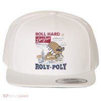 Roly Poly Western Rodeo Cowboy Dung Beetle Retro Wool Snapback Cap thumb 0