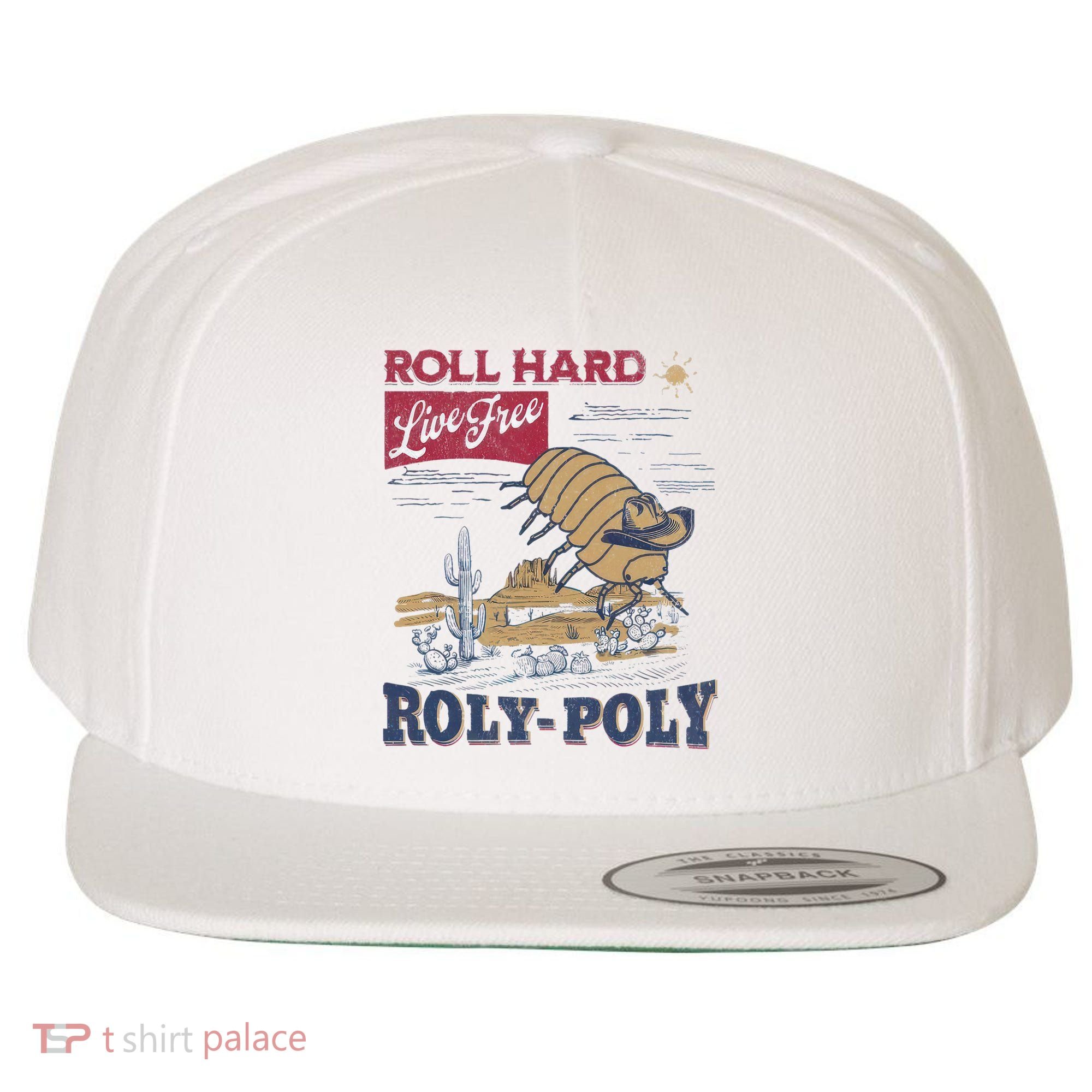 Roly Poly Western Rodeo Cowboy Dung Beetle Retro Wool Snapback Cap