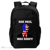 Ron Paul Was Right Backpack thumb 0
