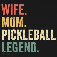 Retro Pickleball Wife Mom Legend Vintage Mother's Day T-Shirt thumb 7