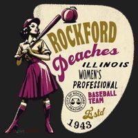 Rockford Peaches Women Professional Baseball Team Beanie thumb 2
