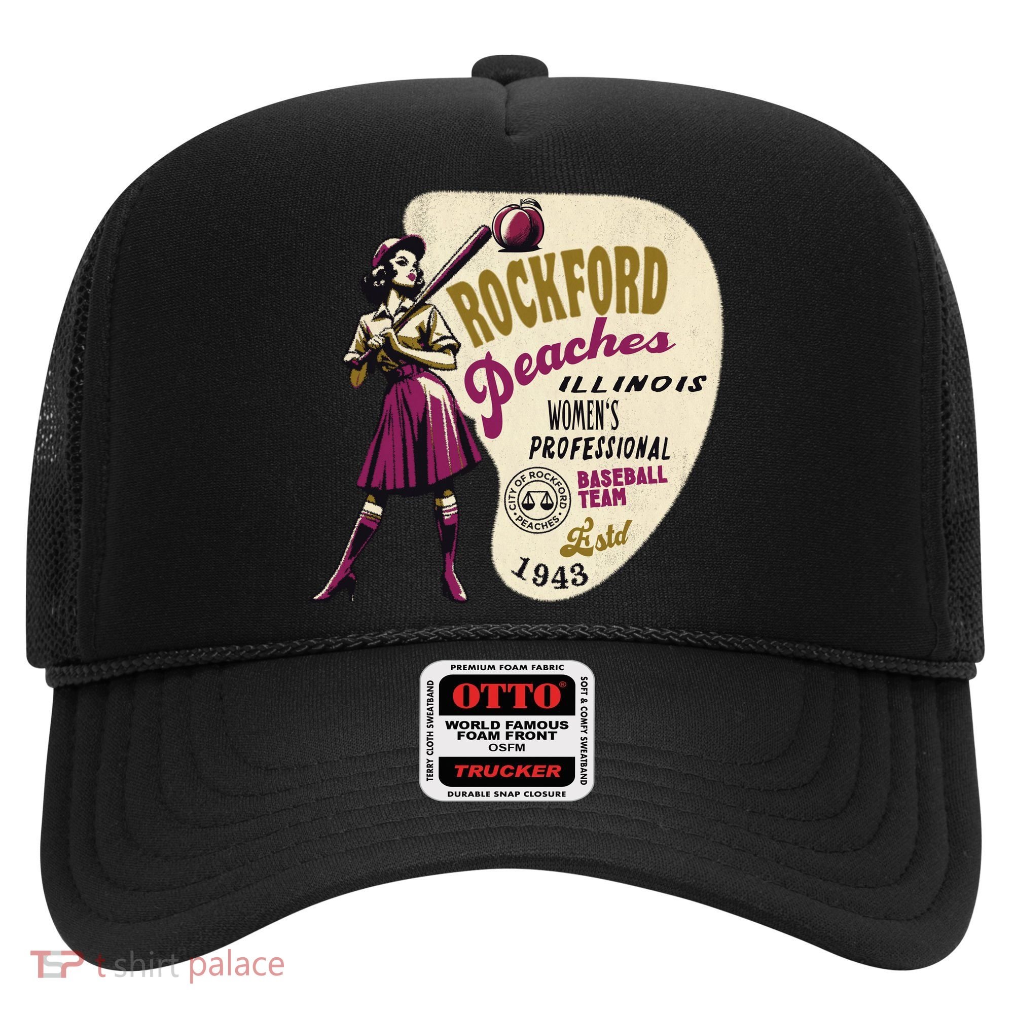 Rockford Peaches Women Professional Baseball Team Hat