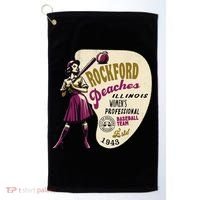 Rockford Peaches Women Professional Baseball Team Golf Towel thumb 0
