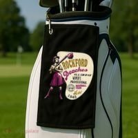 Rockford Peaches Women Professional Baseball Team Golf Towel thumb 2
