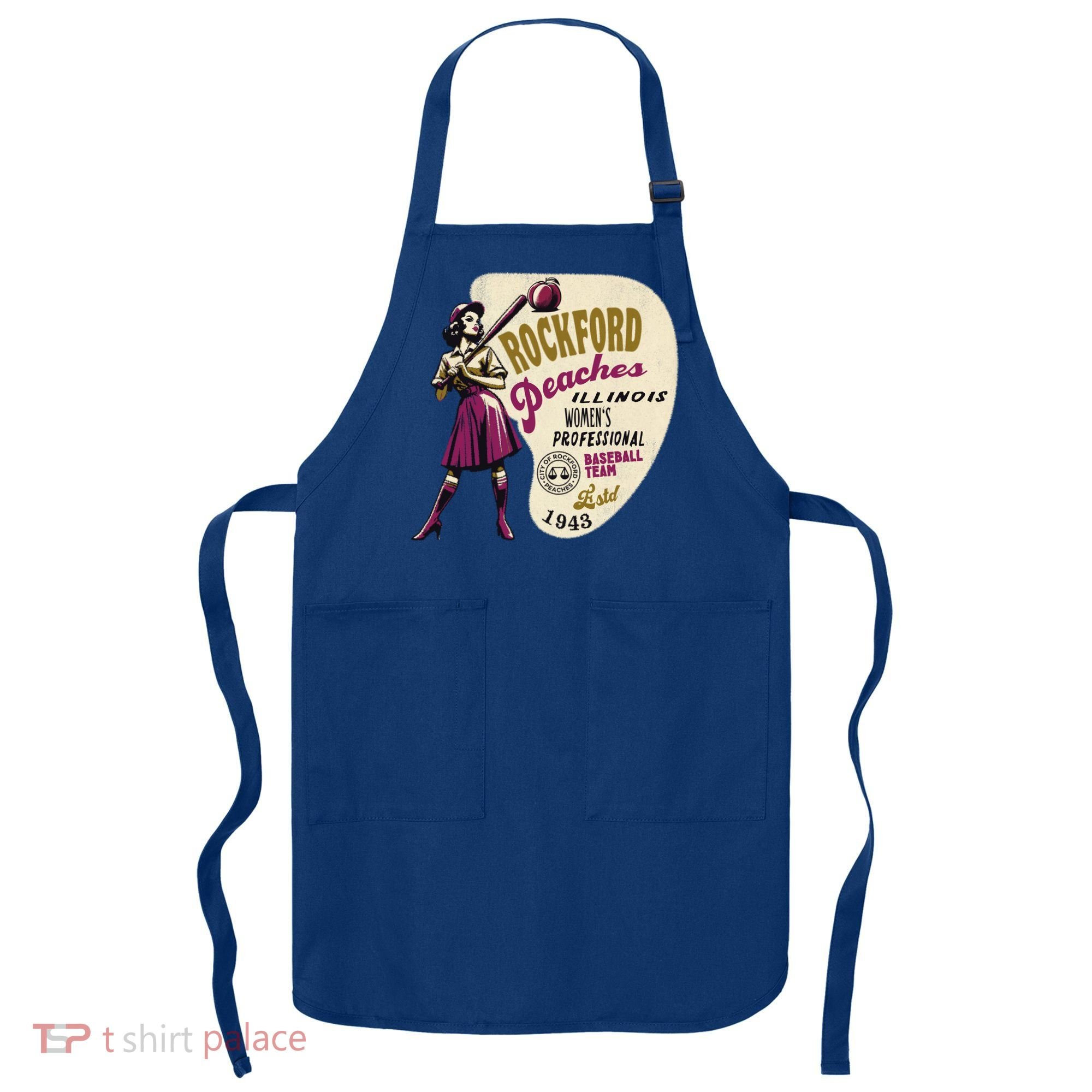Rockford Peaches Women Professional Baseball Team Apron