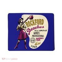 Rockford Peaches Women Professional Baseball Team Mousepad thumb 0