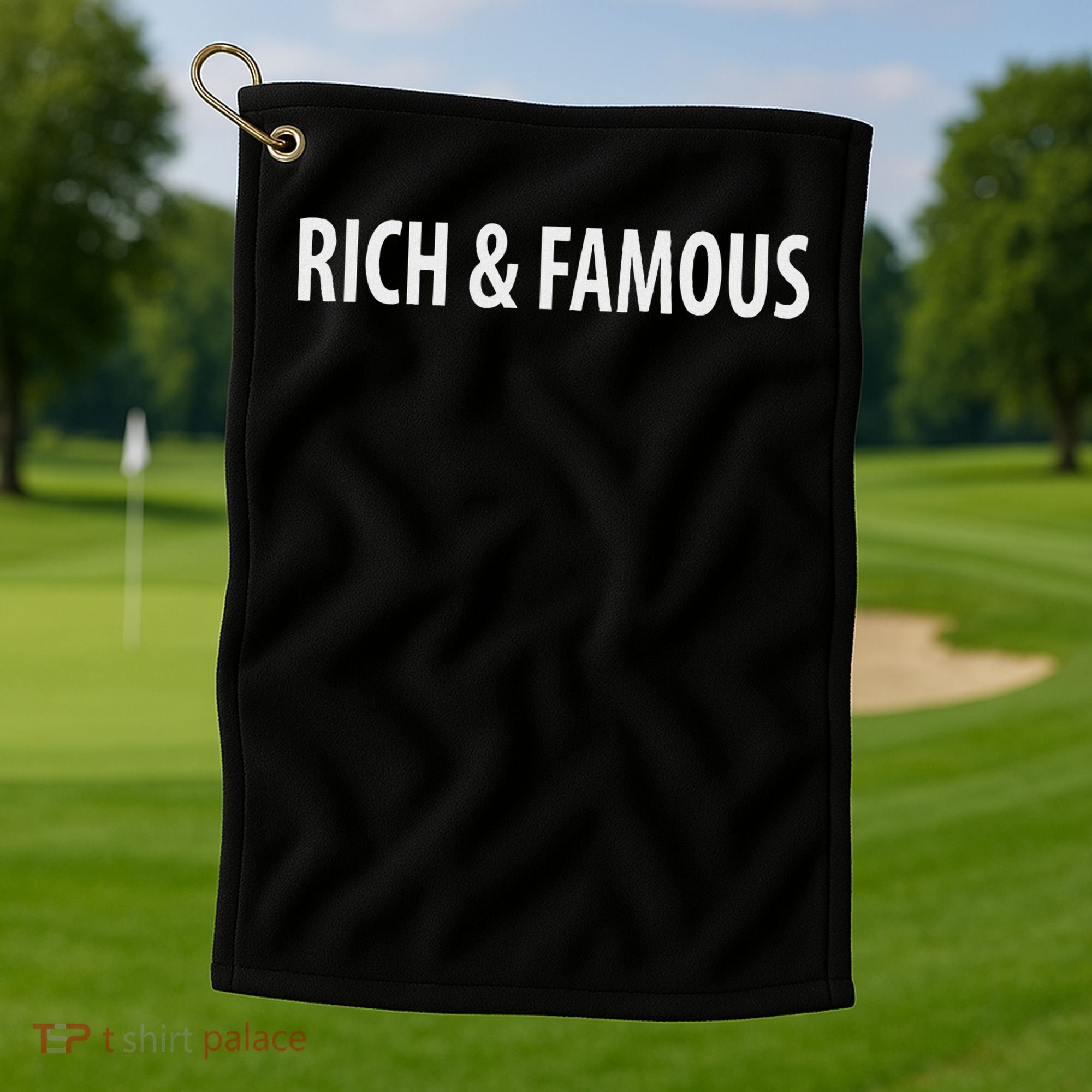 Rising Phoenix Xrp Cryptocurrency Golf Towel