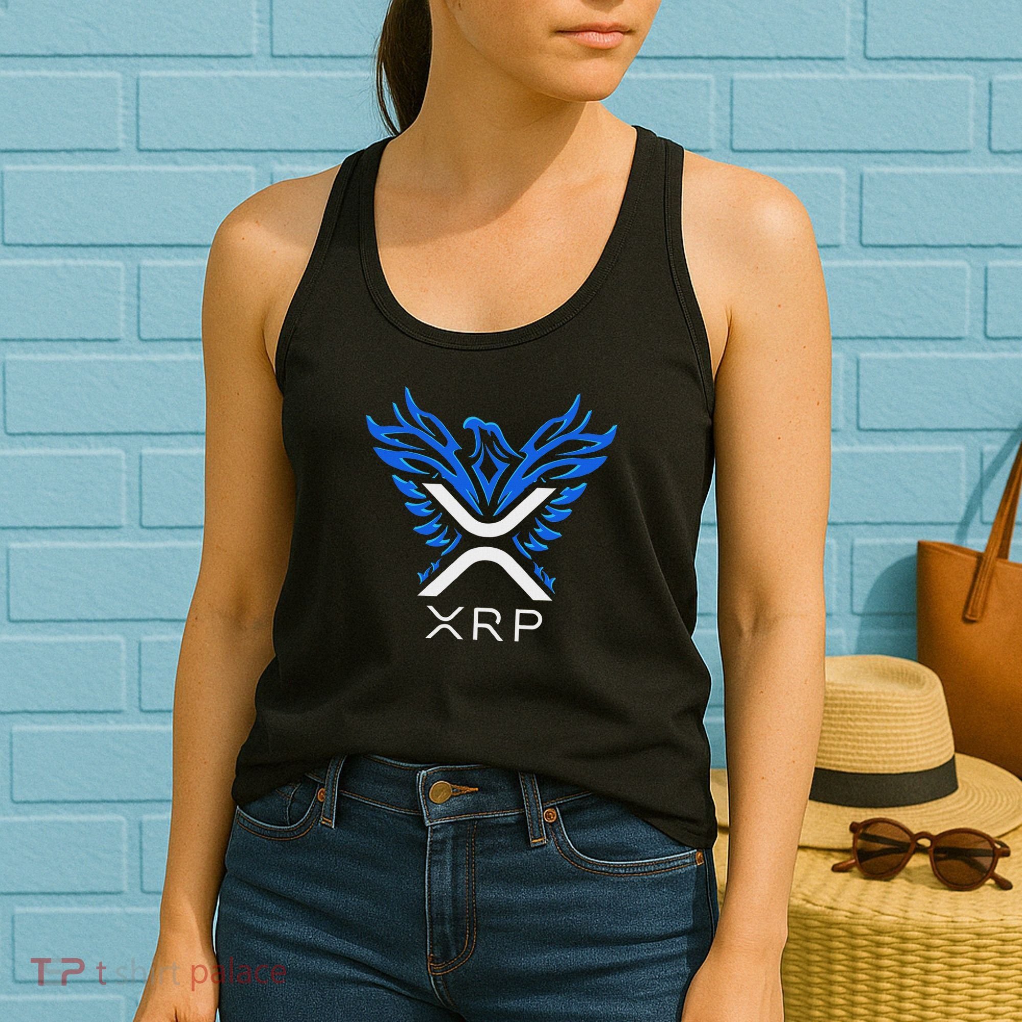 Rising Phoenix Xrp Cryptocurrency Women's Tank Top