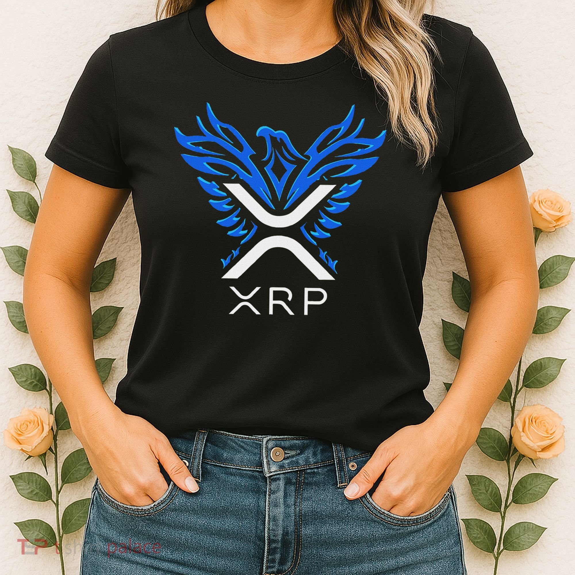 Rising Phoenix Xrp Cryptocurrency Women's T-Shirt
