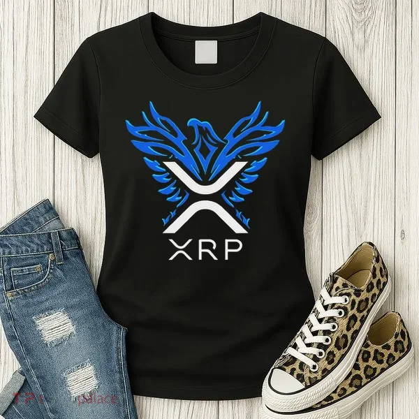 Rising Phoenix Xrp Cryptocurrency Women's T-Shirt