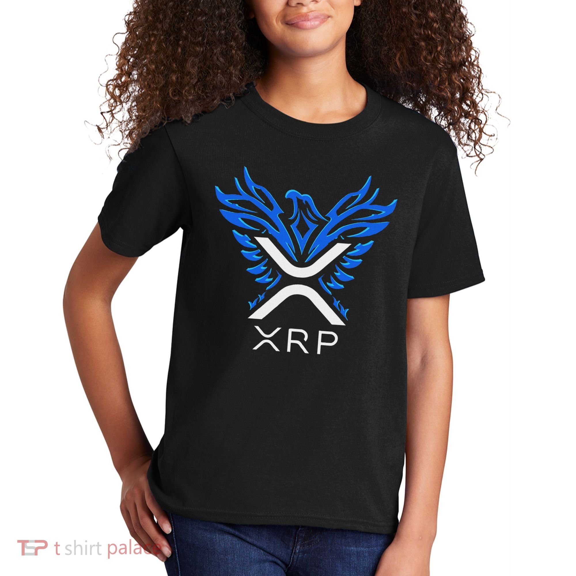 Rising Phoenix Xrp Cryptocurrency Kids T-Shirt