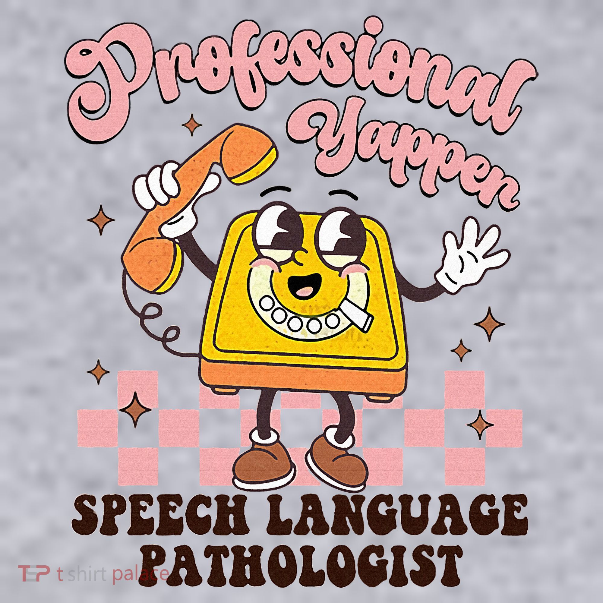 Retro Professional Yapper Speech Language Pathologist Slp Women's Sweatshirt