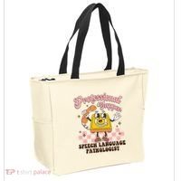 Retro Professional Yapper Speech Language Pathologist Slp Tote Bag thumb 2