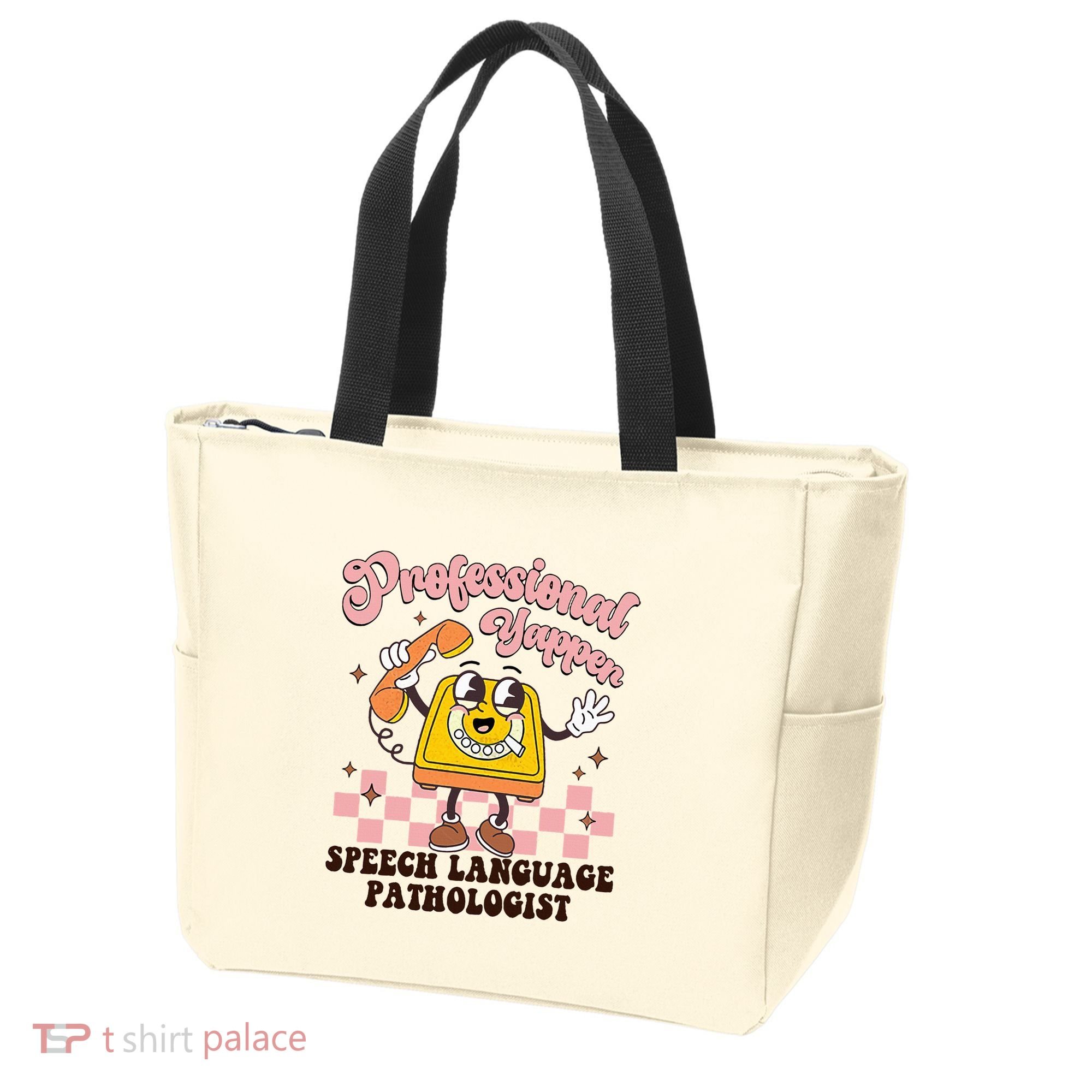 Retro Professional Yapper Speech Language Pathologist Slp Tote Bag