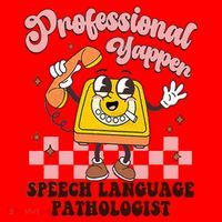 Retro Professional Yapper Speech Language Pathologist Slp Santa Hat thumb 1