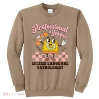 Retro Professional Yapper Speech Language Pathologist Slp Sweatshirt thumb 0