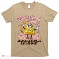 Retro Professional Yapper Speech Language Pathologist Slp T-Shirt thumb 0