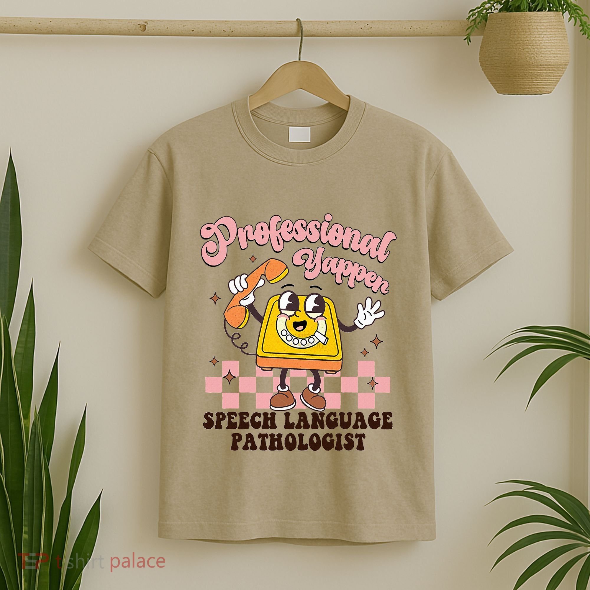 Retro Professional Yapper Speech Language Pathologist Slp T-Shirt