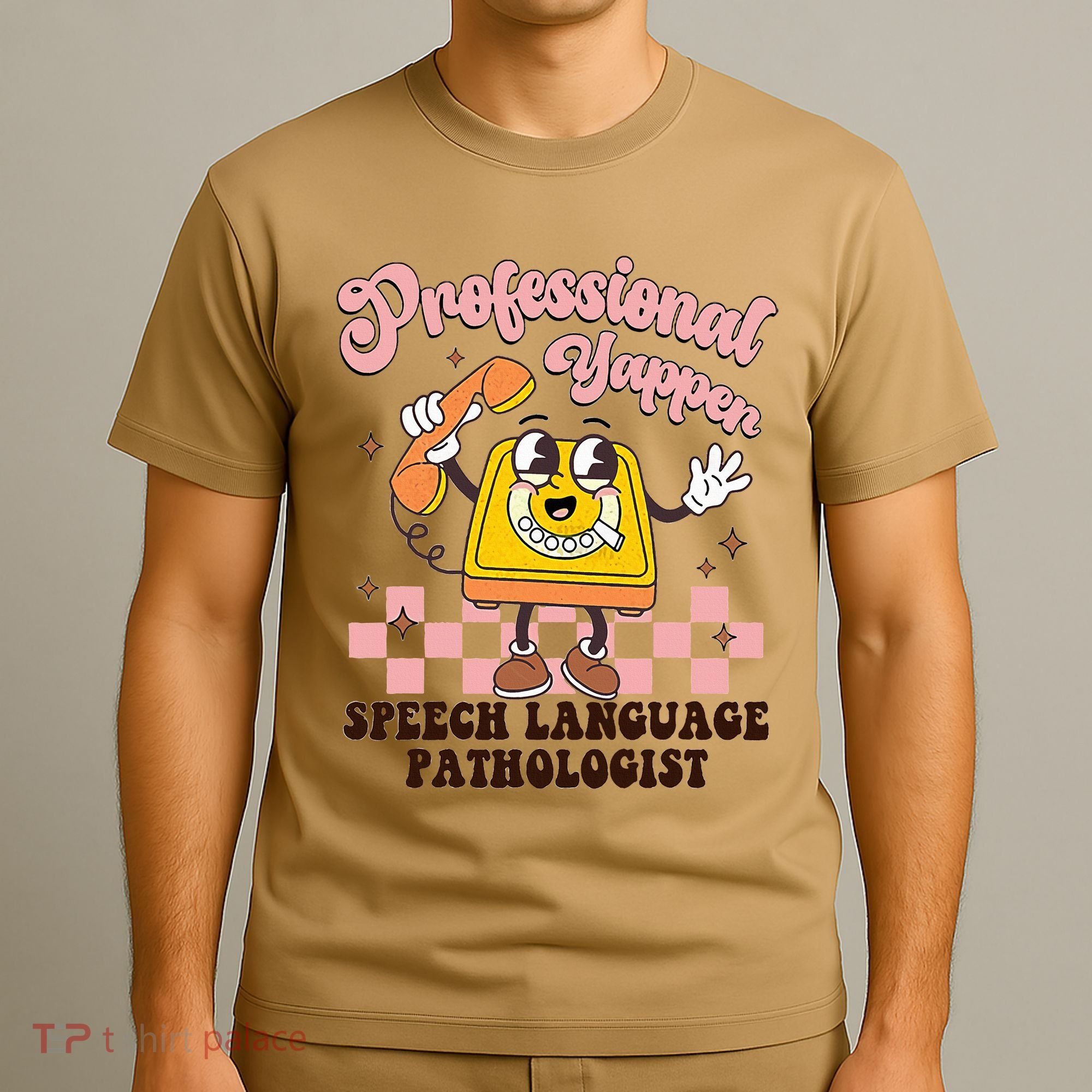 Retro Professional Yapper Speech Language Pathologist Slp T-Shirt