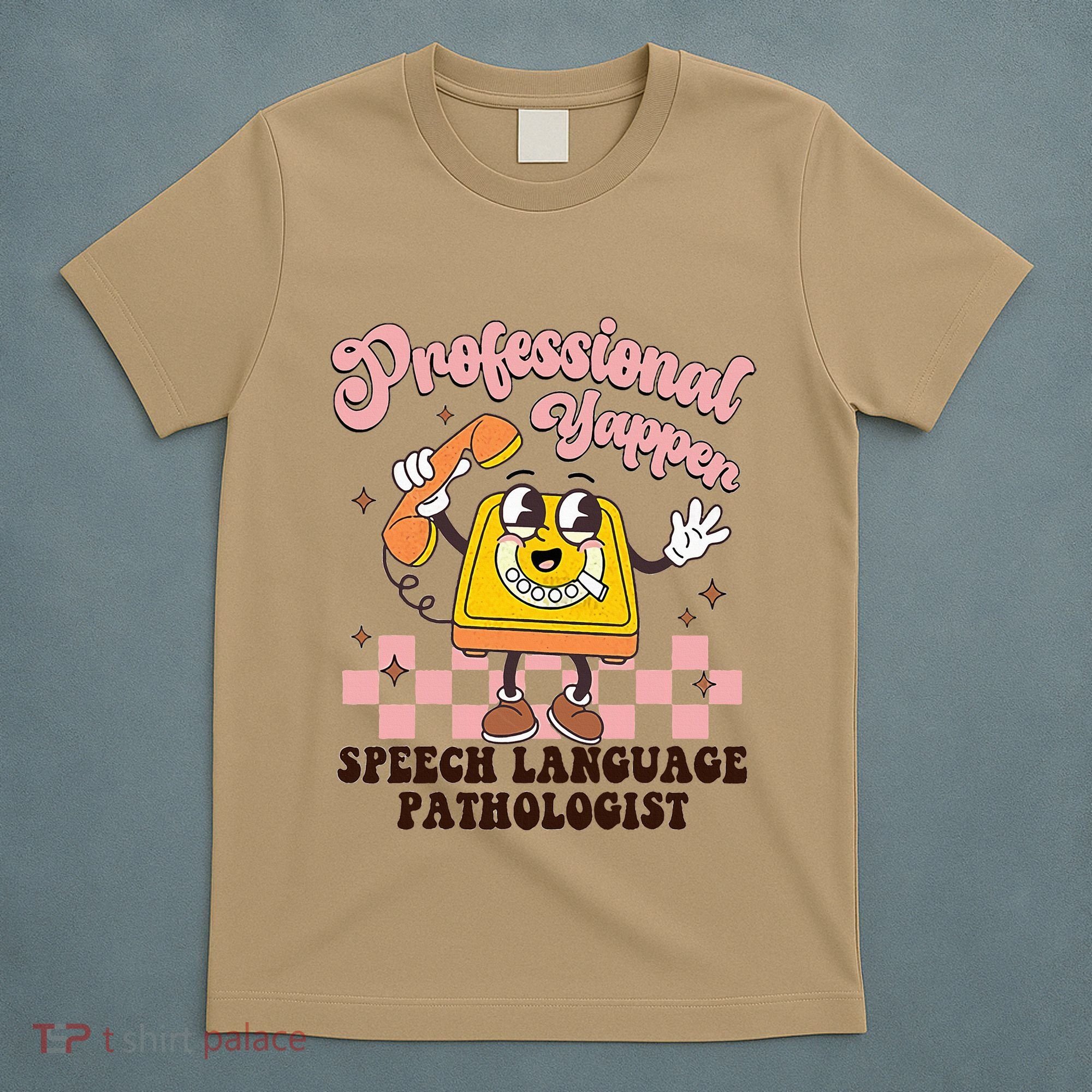 Retro Professional Yapper Speech Language Pathologist Slp T-Shirt