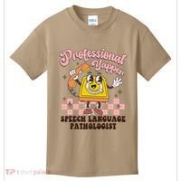 Retro Professional Yapper Speech Language Pathologist Slp Kids T-Shirt thumb 0