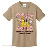 Retro Professional Yapper Speech Language Pathologist Slp Kids T-Shirt thumb 0