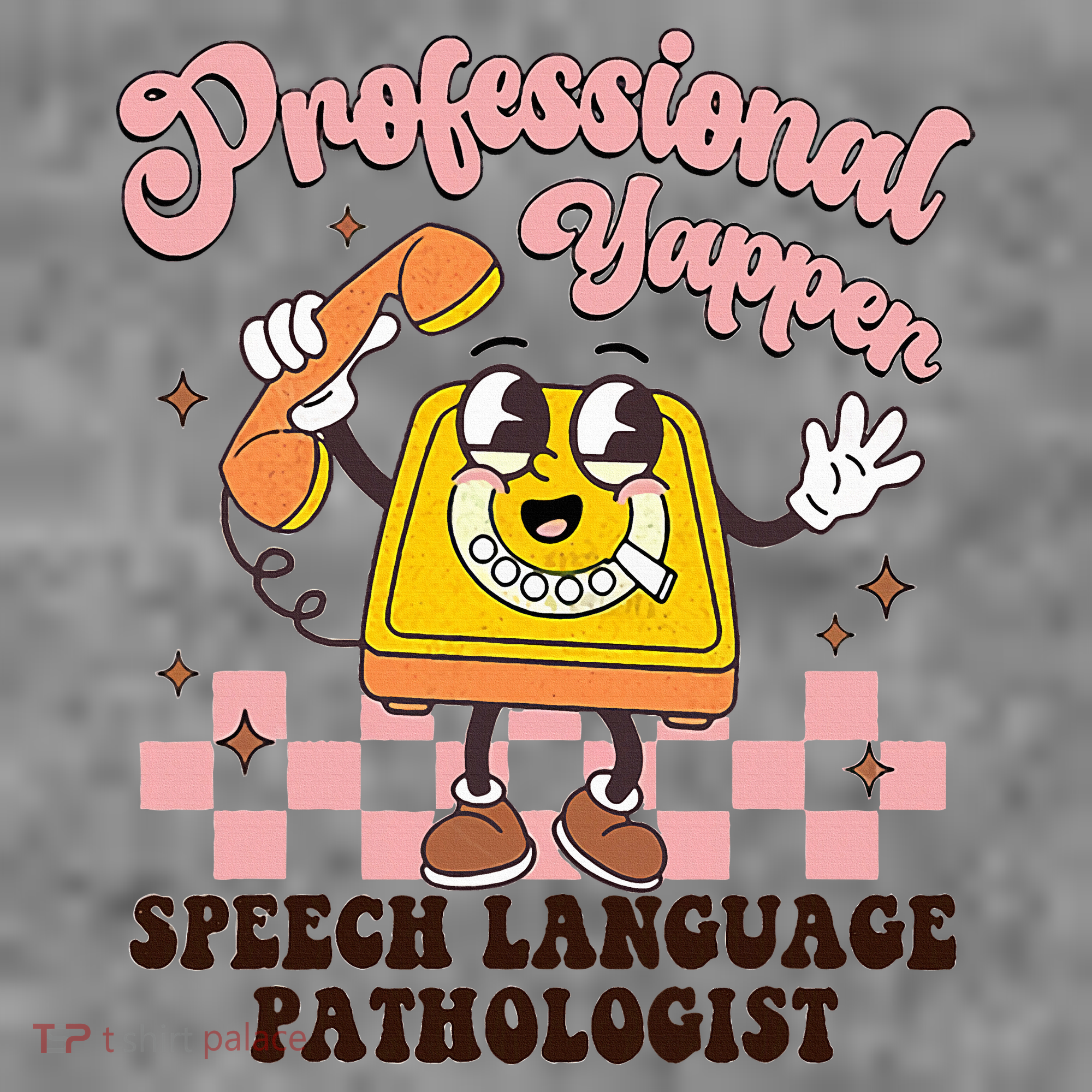 Retro Professional Yapper Speech Language Pathologist Slp Toddler Hoodie