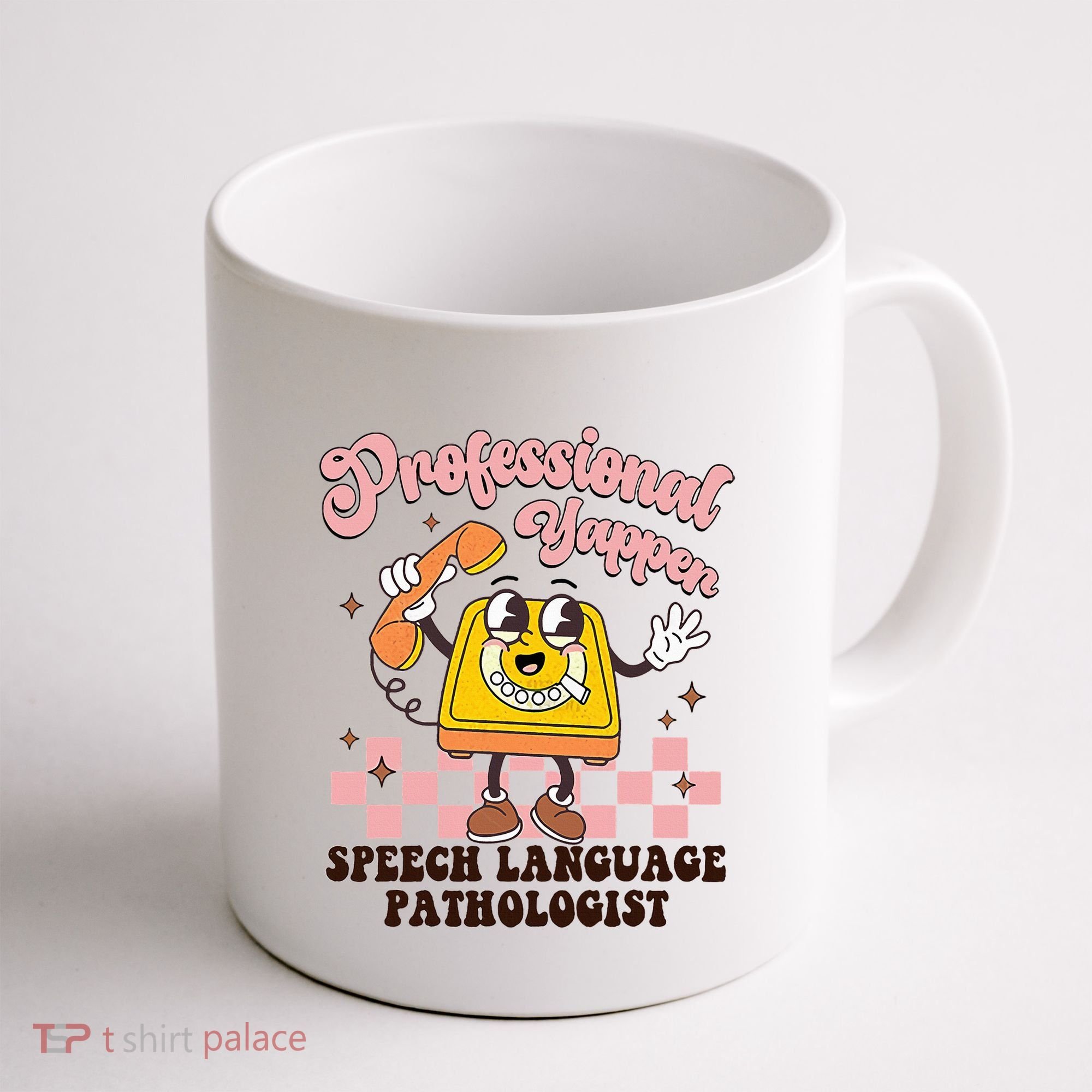 Retro Professional Yapper Speech Language Pathologist Slp Coffee Mug