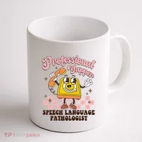 Retro Professional Yapper Speech Language Pathologist Slp Coffee Mug thumb 1