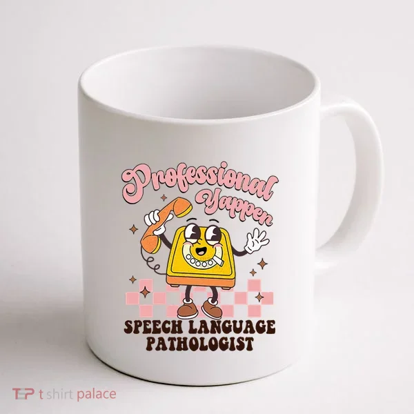 Retro Professional Yapper Speech Language Pathologist Slp Coffee Mug